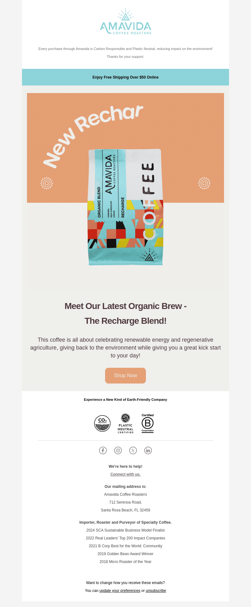 🌱 🔋Recharge With This NEW Coffee Blend!
