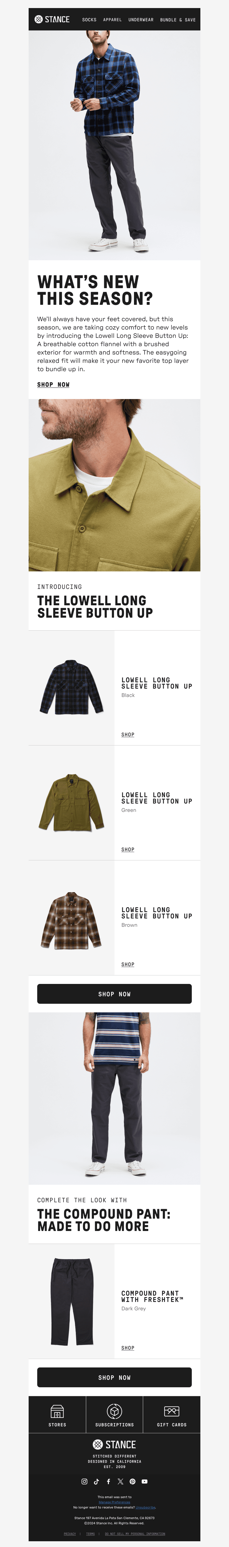 What's New This Season?
