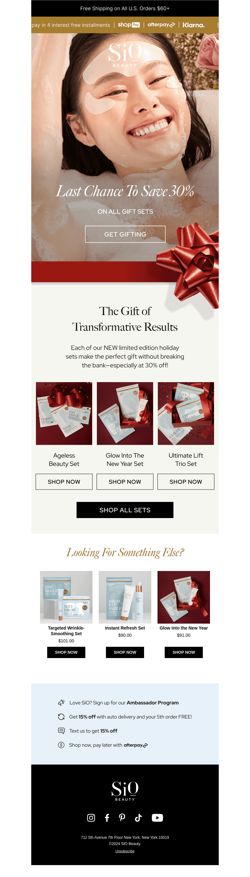 30% off holiday bundles ends tonight