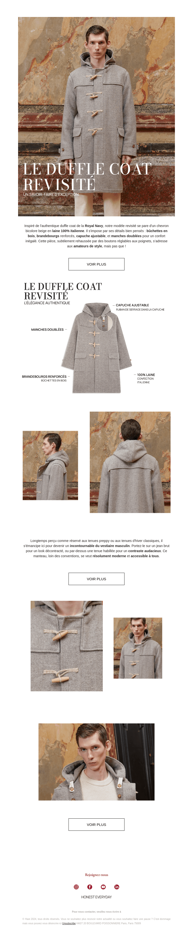 Nouveauté | Le duffle coat