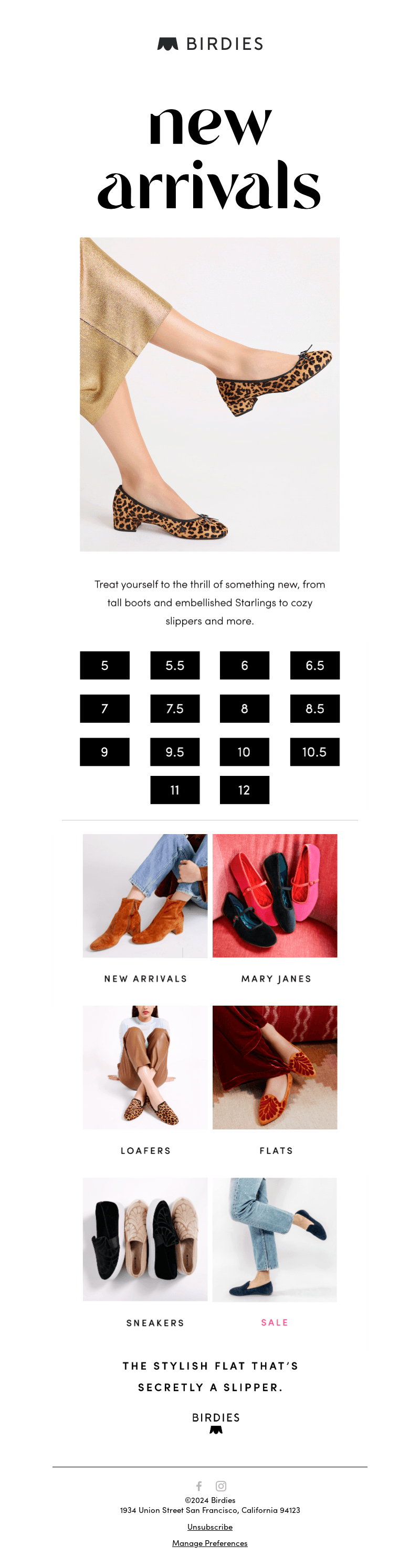 Just-landed fall styles in your size