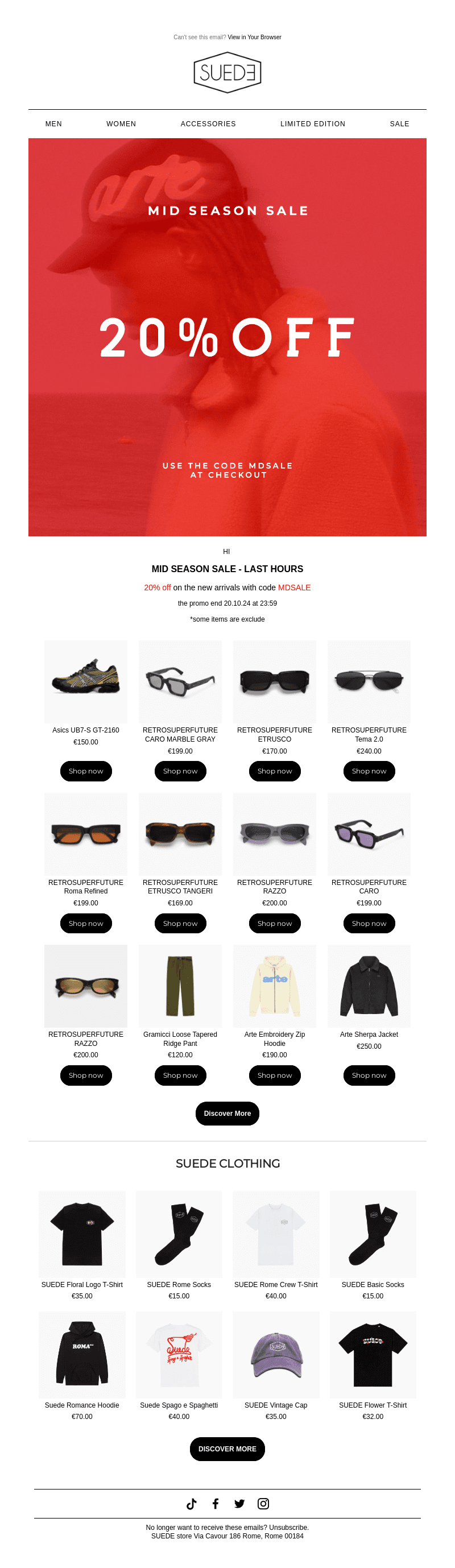 Last Chance for Big Savings!