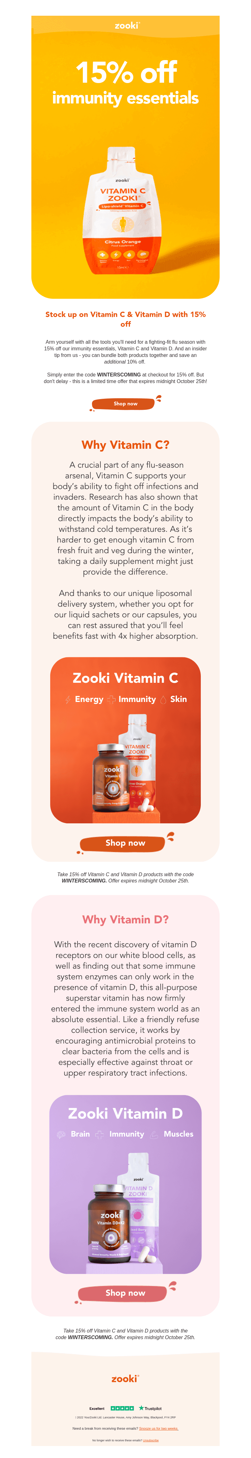 15% off our flu season essentials 🤒