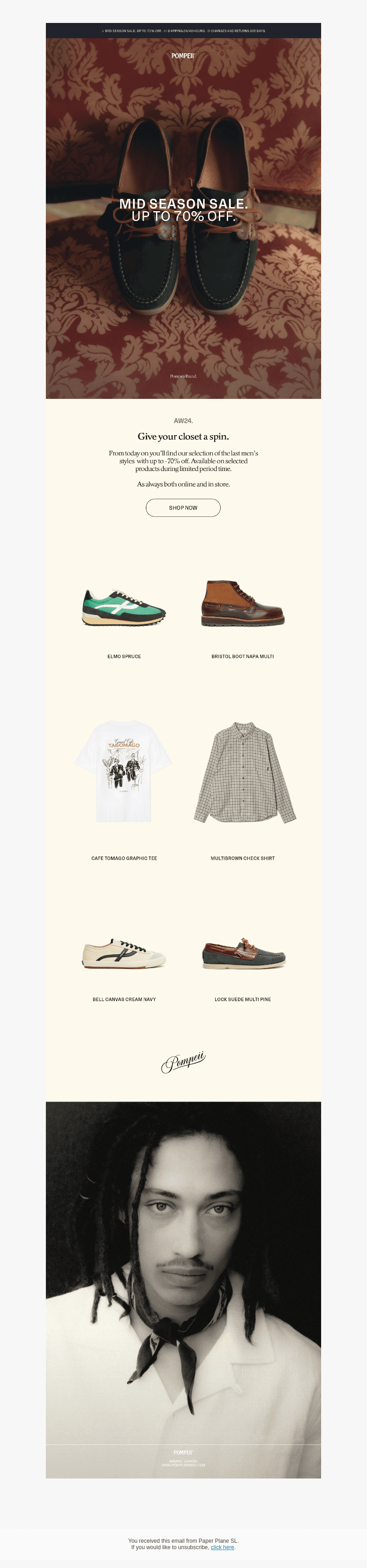 Give your closet a spin.