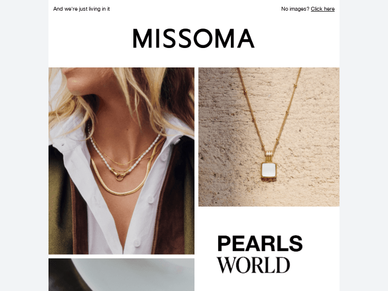 It's a pearls world