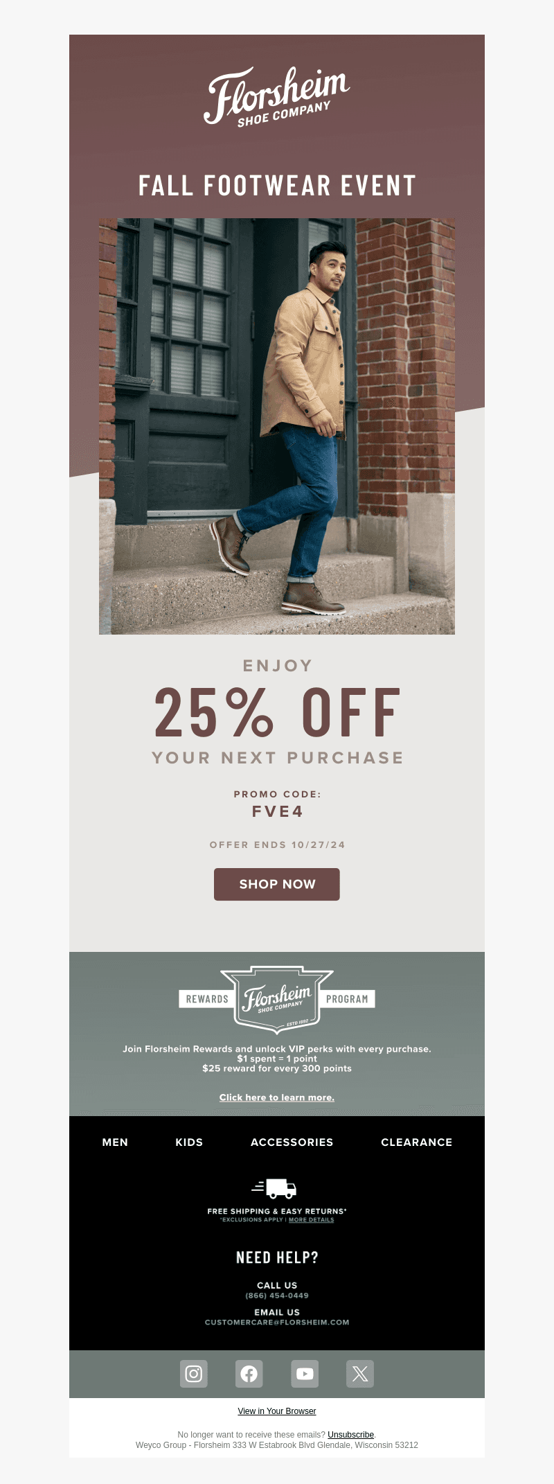 Fall Footwear Event 🍁