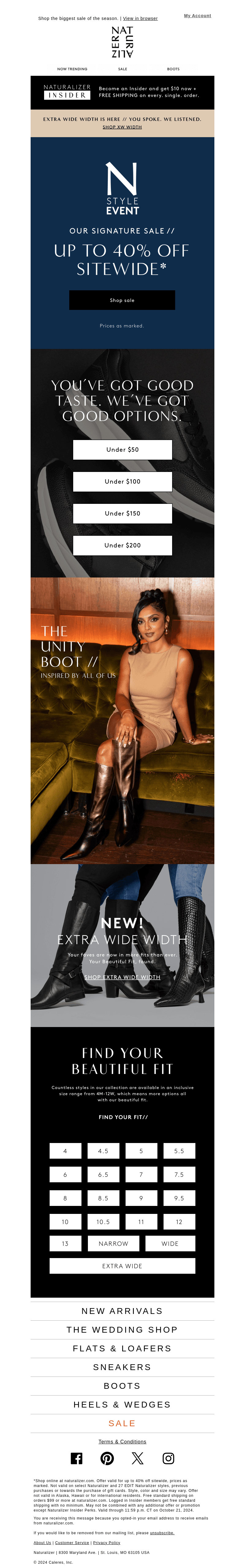 FINAL HOURS: UP TO 40% OFF SITEWIDE