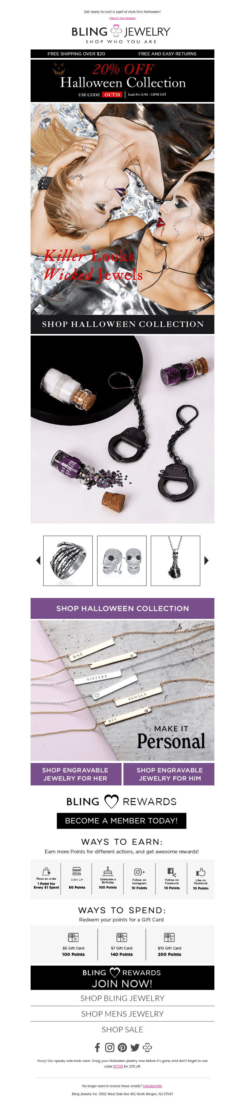 Let’s Get Spooky! 20% off Inside! 🎃