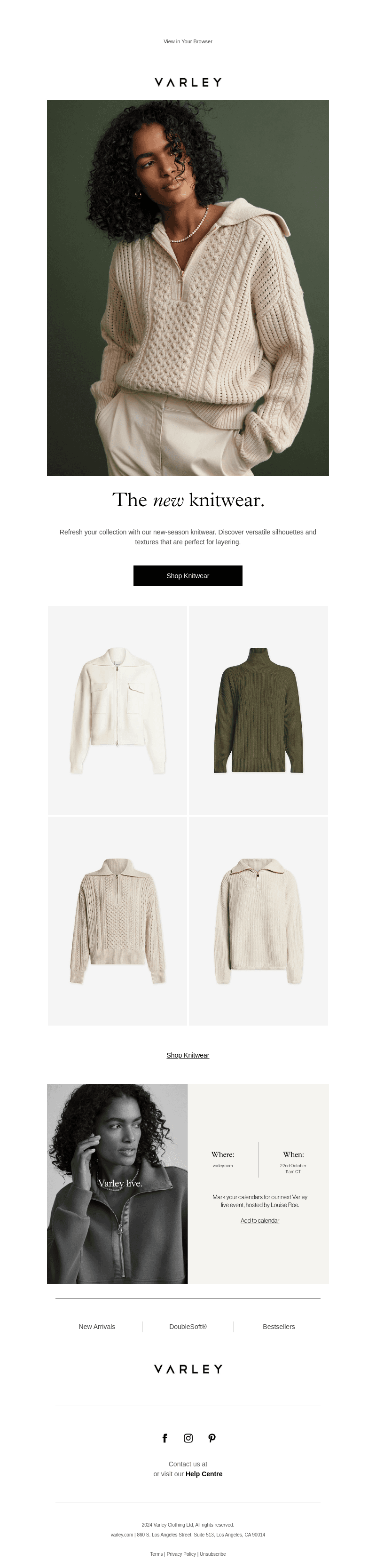 The new knitwear