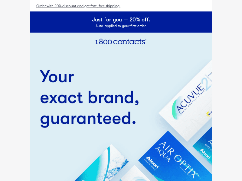 You still need contacts.