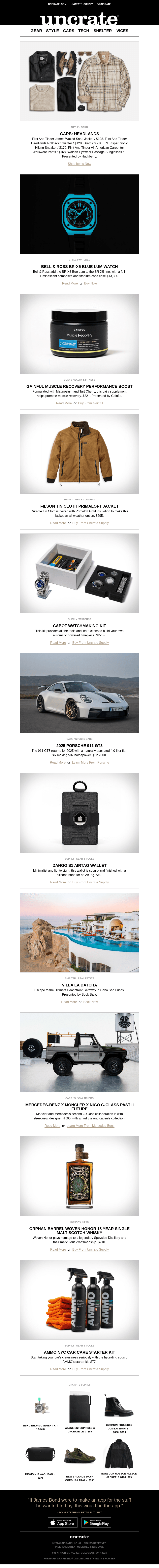 Garb: Headlands & more