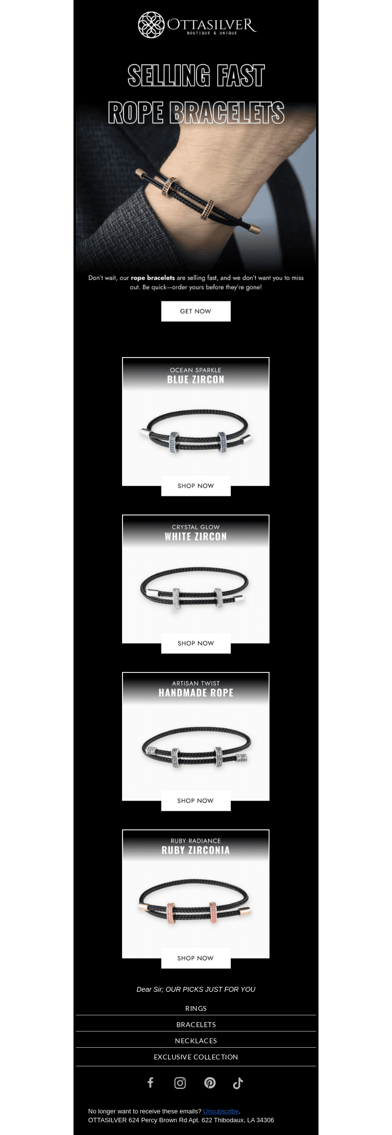 Act Now! Only a Few Rope Bracelets Left 🎯