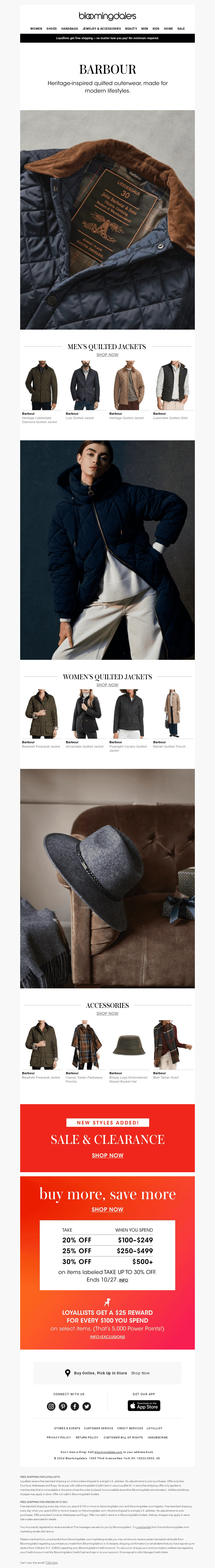 Barbour: The quilted edit