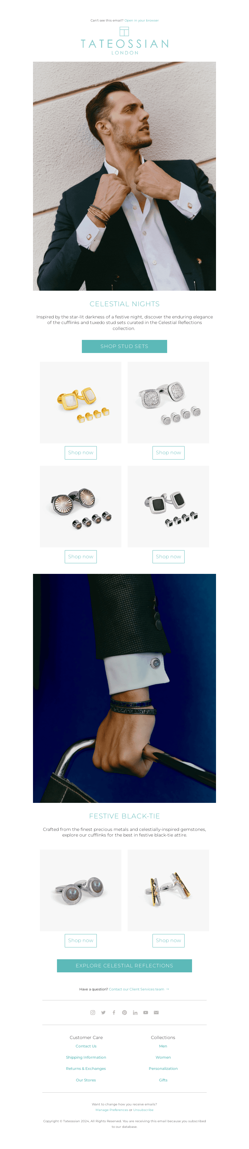 All-New Tuxedo Stud Sets