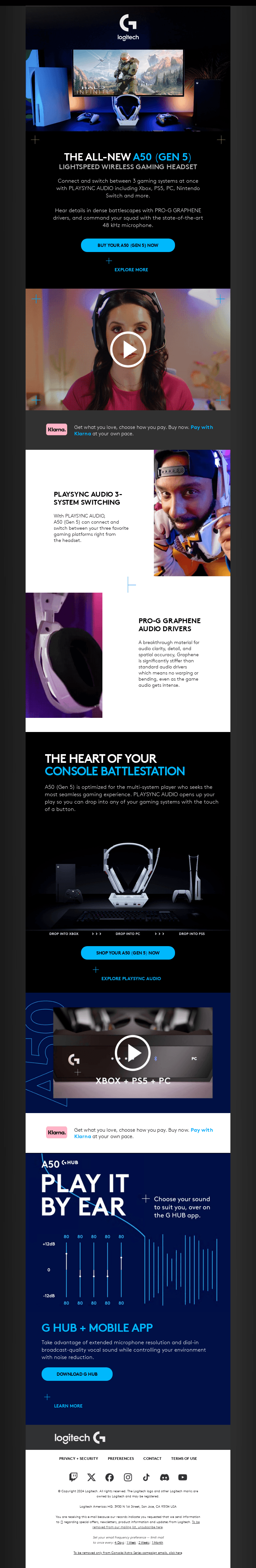 Logitech email from Wed, Oct 23, 2024
