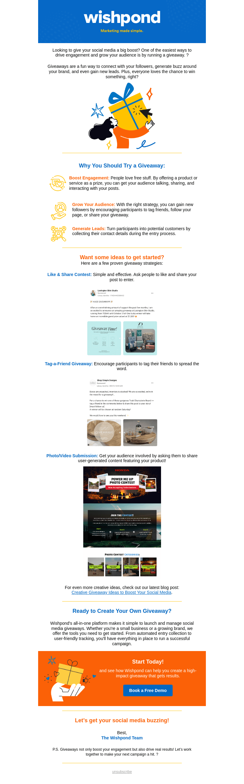 Wishpond email from Wed, Oct 23, 2024