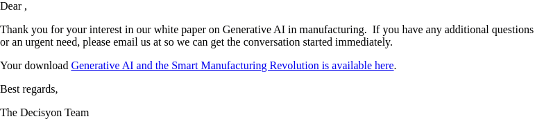 Generative AI and the Smart Manufacturing Revolution