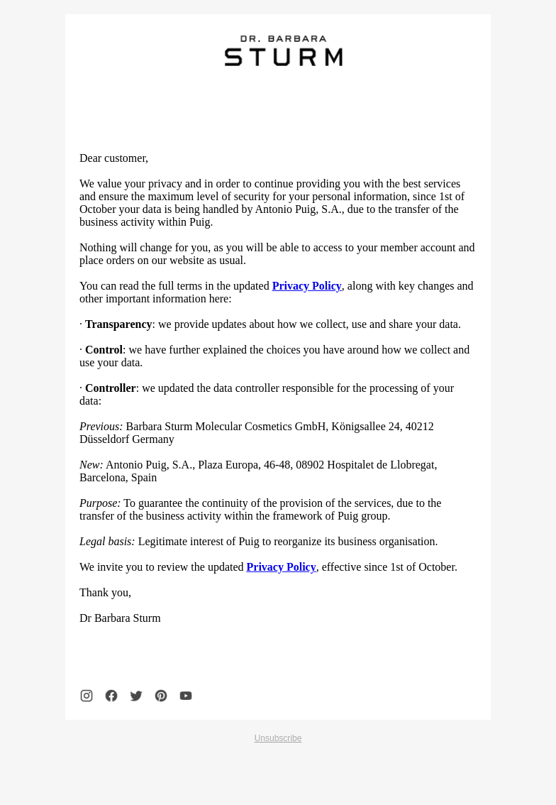 Updates to our Privacy Policy