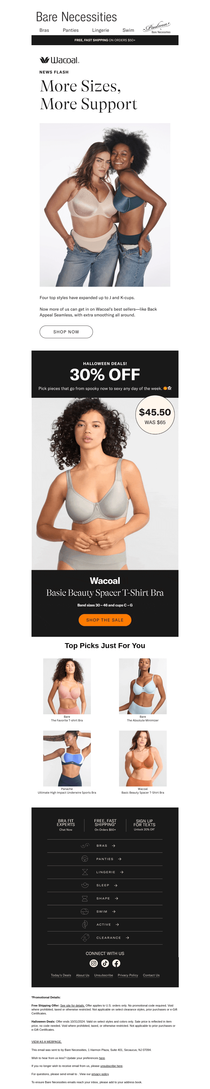 Immerse Yourself In Wacoal's Comfort & Quality