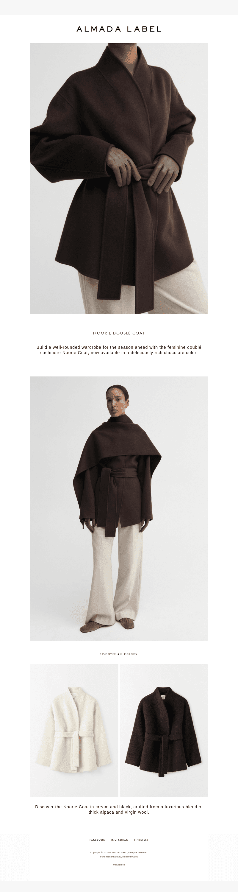 Noorie Doublé Coat