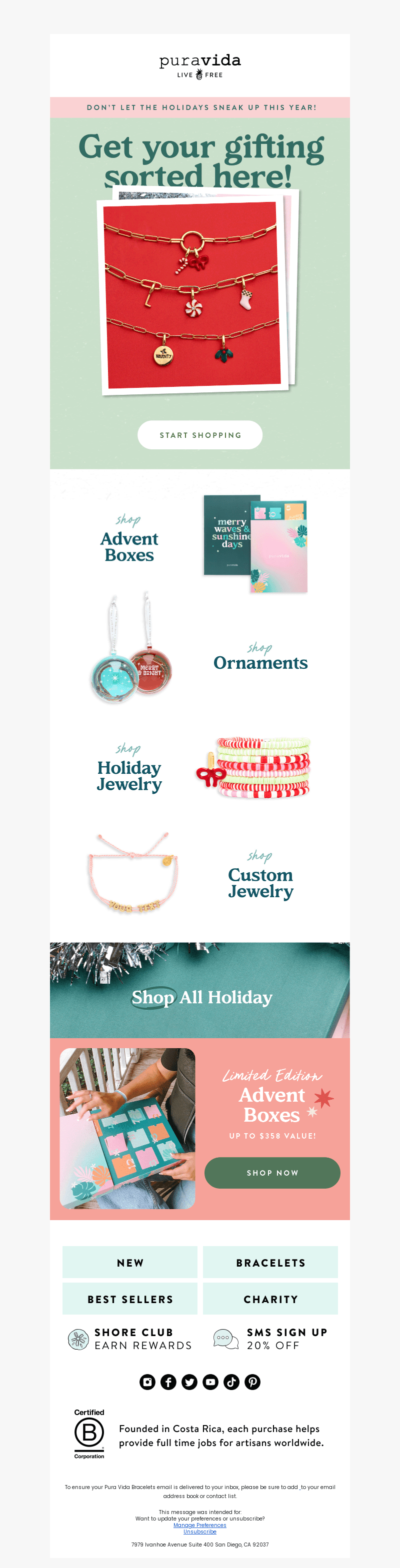 Spread holiday cheer ASAP with Advent Boxes!