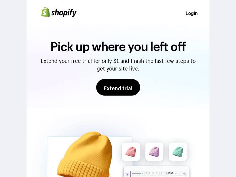 Get back to business for $1