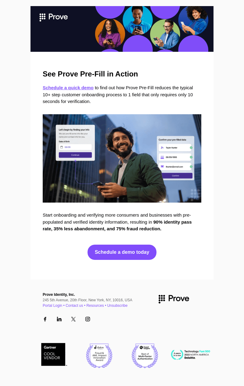 10-second onboarding. See it in action.