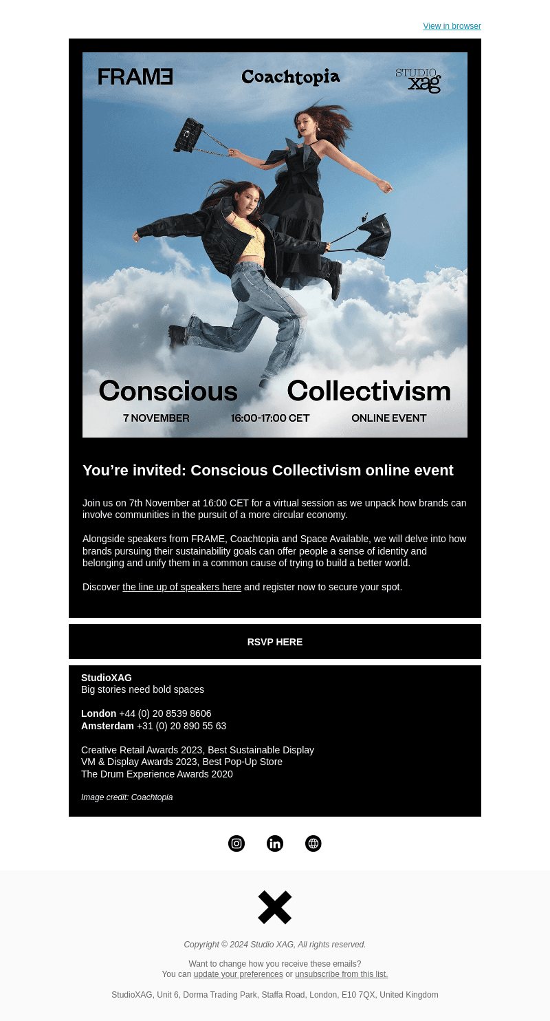 You're invited: Conscious Collectivism online event