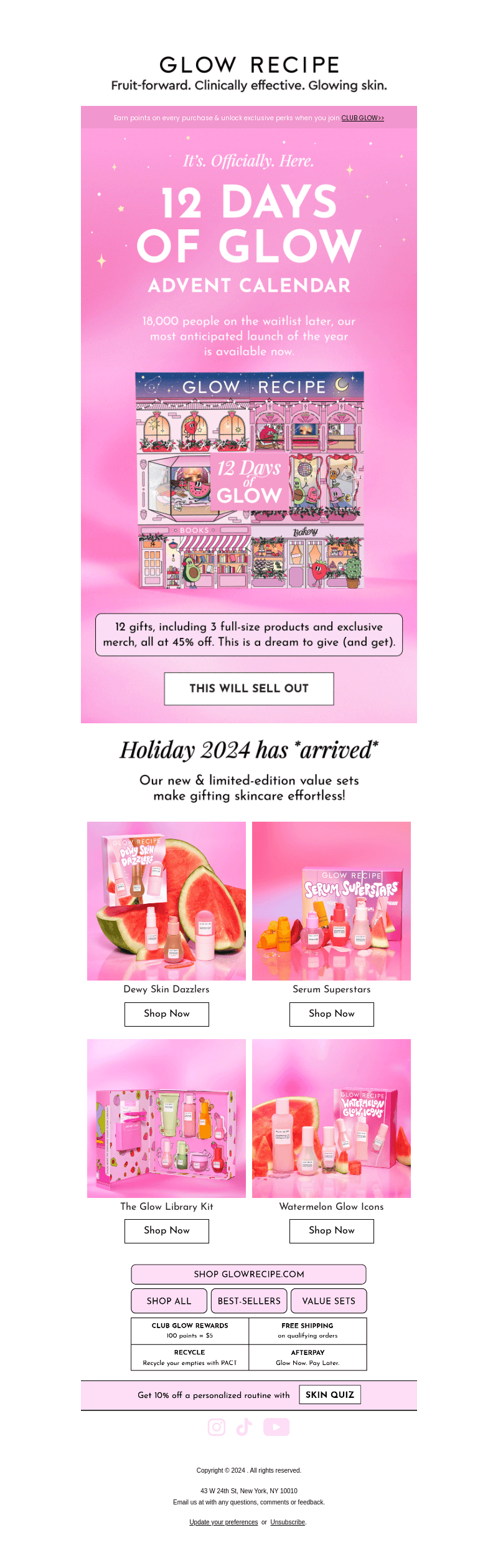 DROP EVERYTHING. Advent Calendar is here →