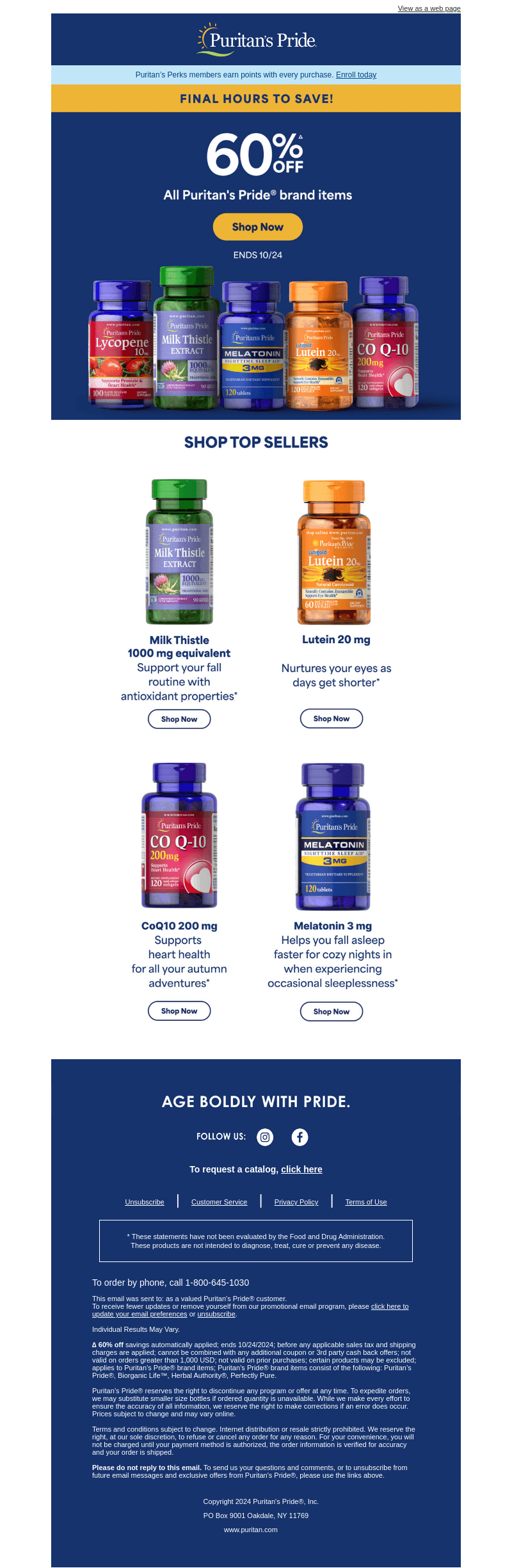 Act Now: 60% Off Vitamins Ends Today