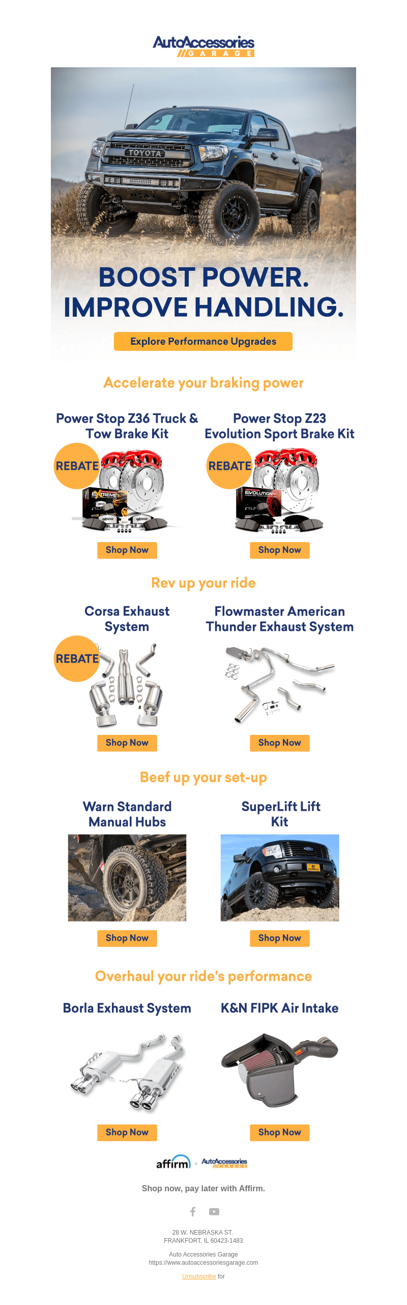 Performance Upgrades Available For Your Ride