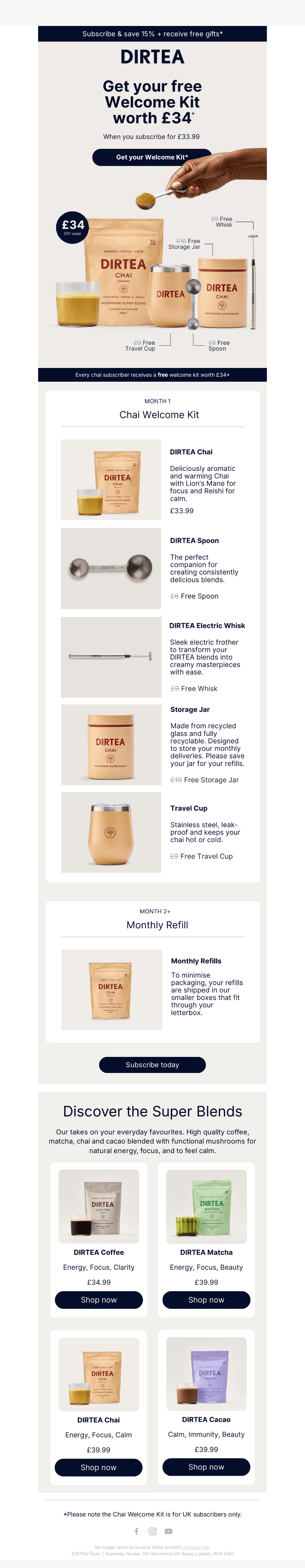 Get your Free Chai Welcome Kit 🧡