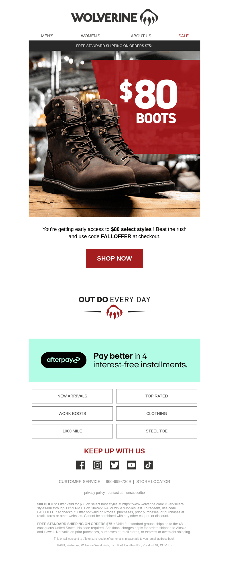 Final Hours To Get $80 Boots