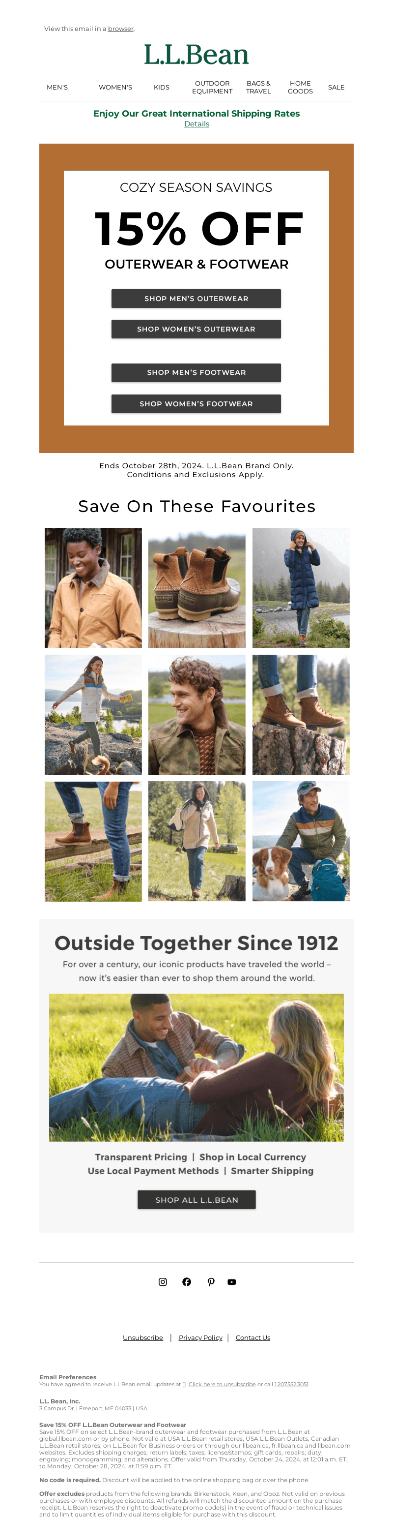 Cozy Season SAVINGS Inside