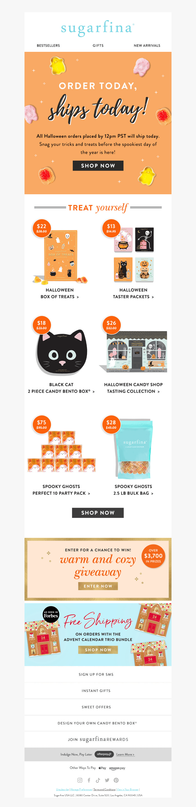 Order Today, Ships Today! 🍬🎃