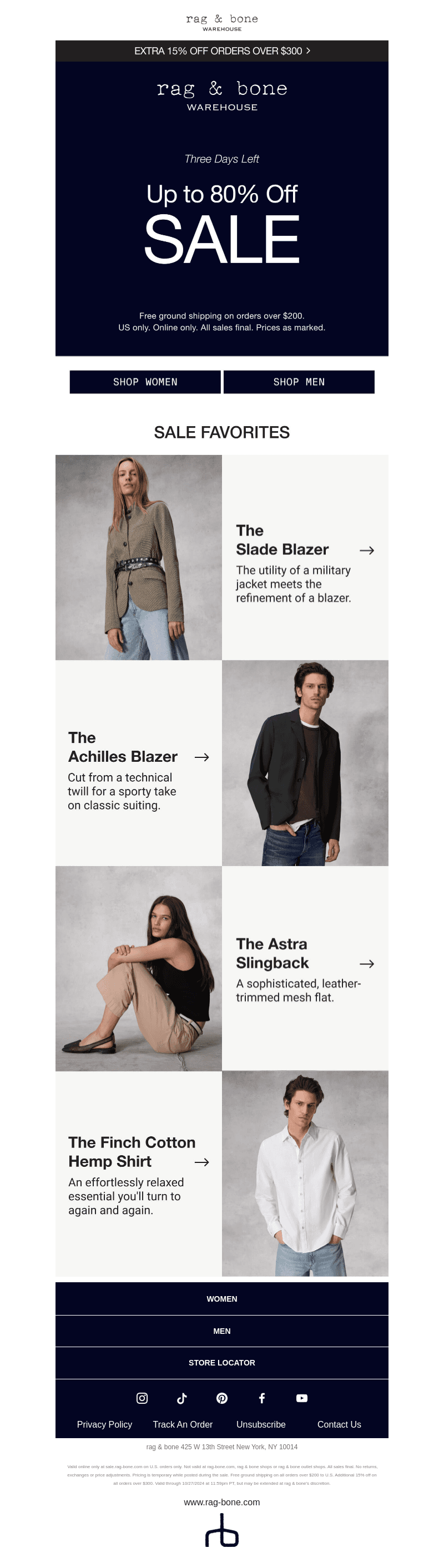 80% Off Sale Just Got Even Better