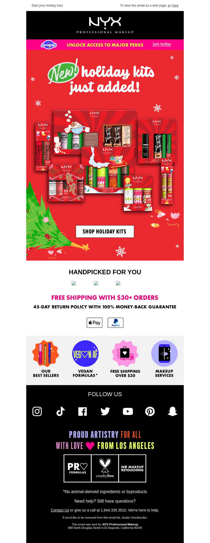 NEW holiday kits now available 😱