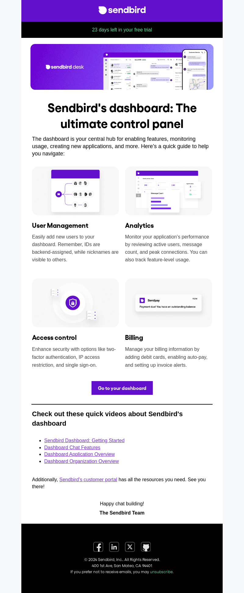 💻 Manage your Sendbird account like a pro