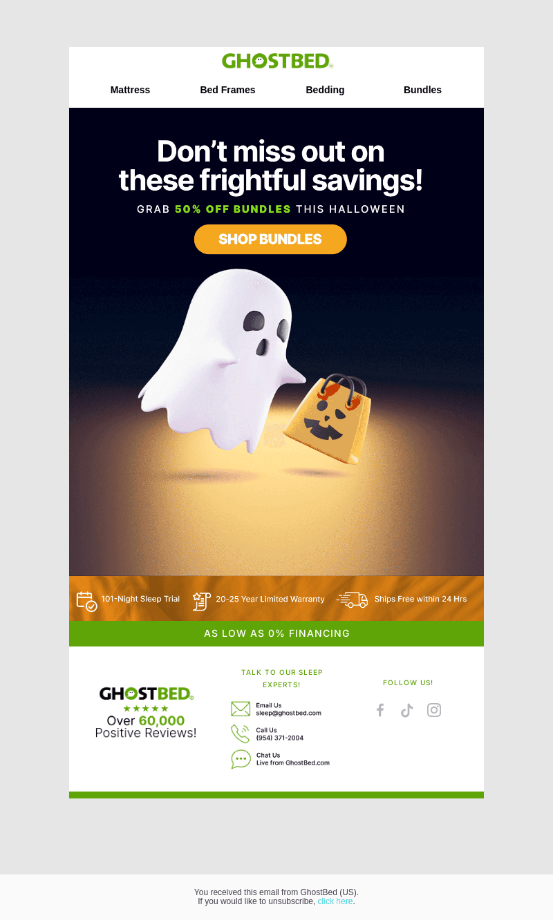 Don't Let This Ghost Haunt You....