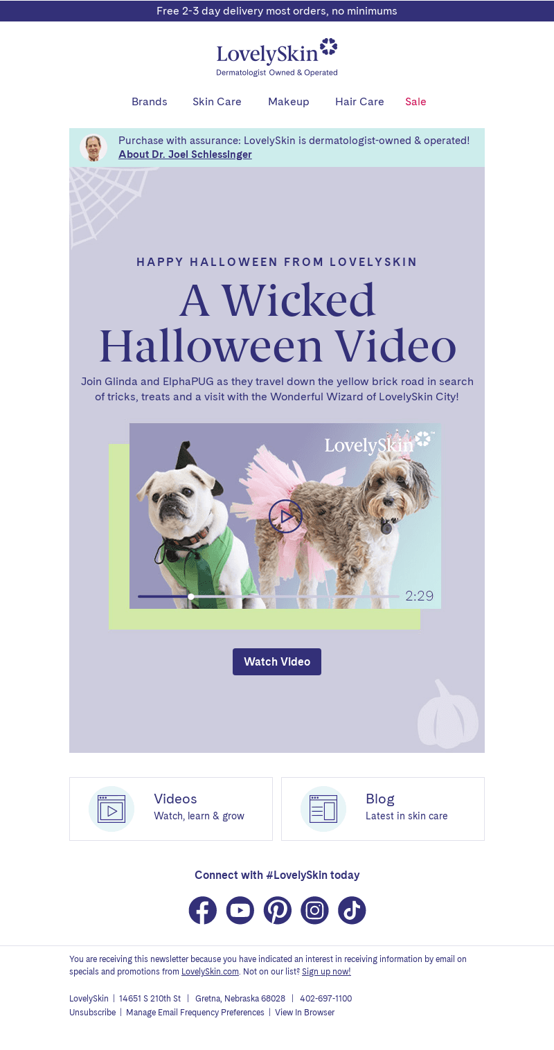 LovelySkin email from Fri, Oct 25, 2024