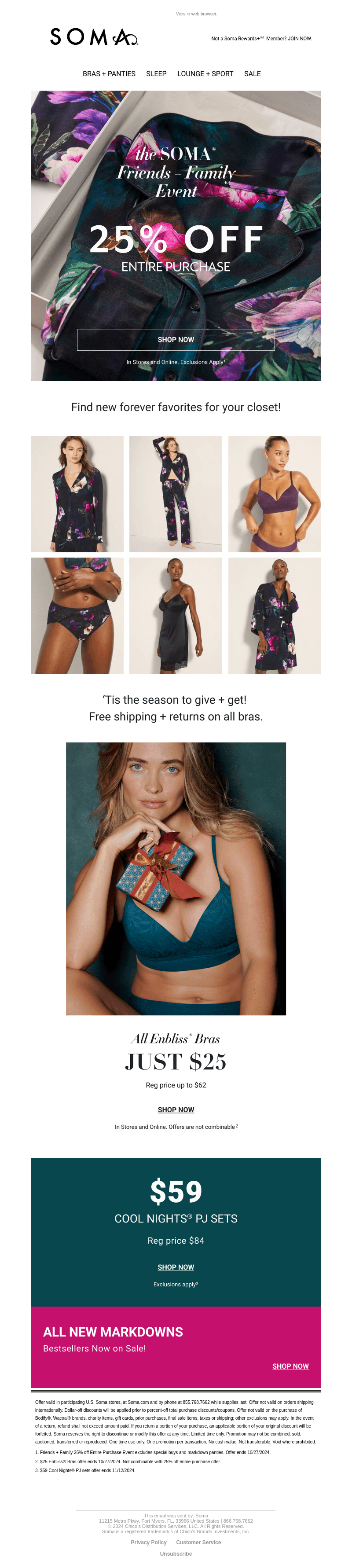 DON'T MISS OUT! 25% off your purchase