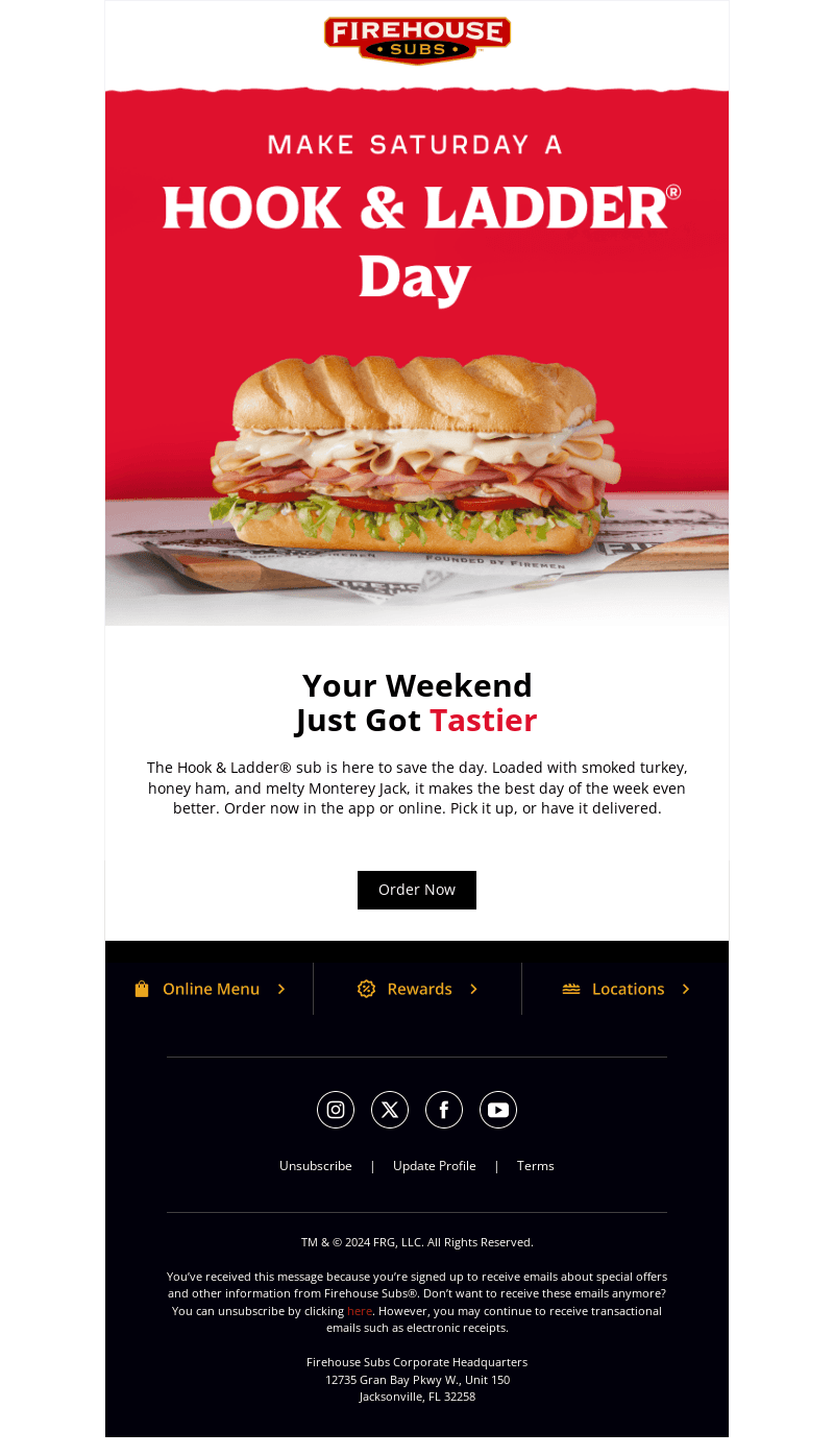Make Saturday a Hook & Ladder® Day