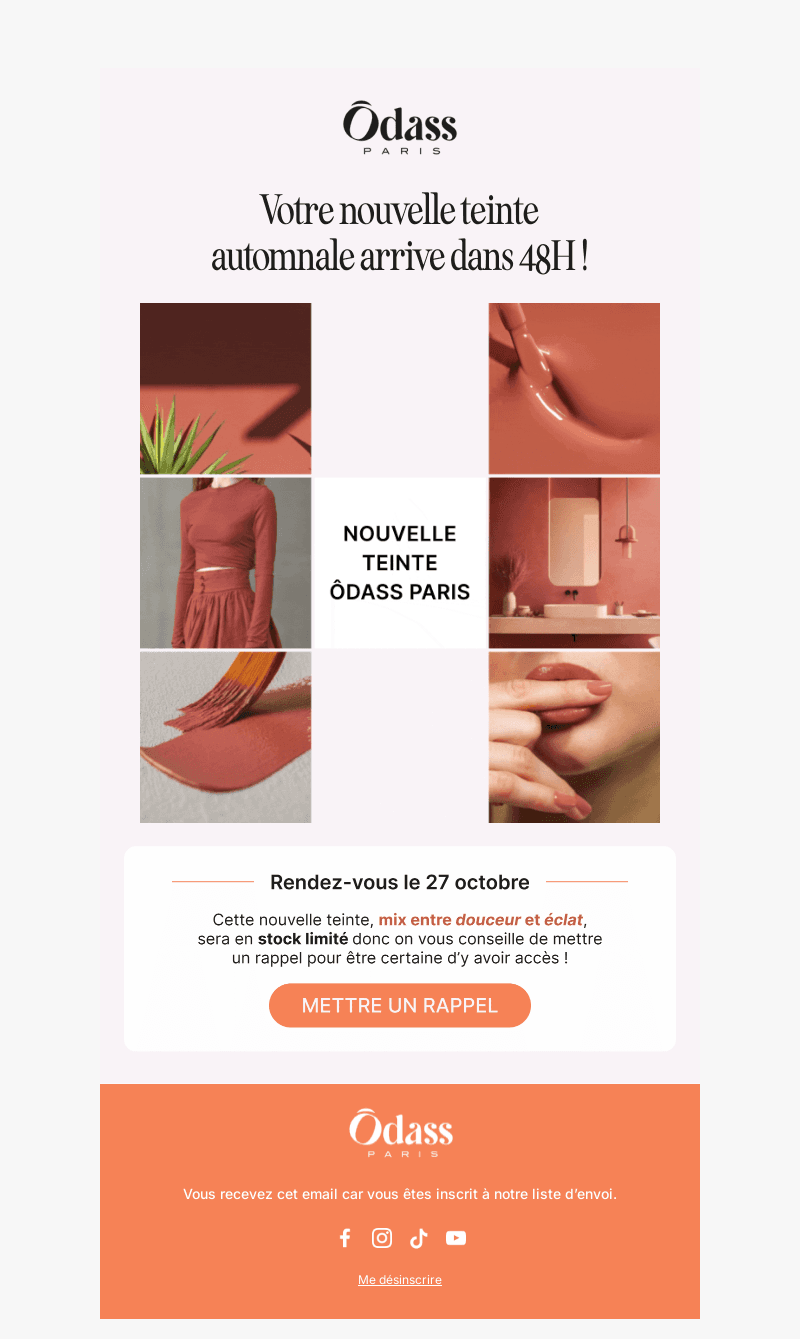 Suprise : une nouvelle teinte arrive 🤩