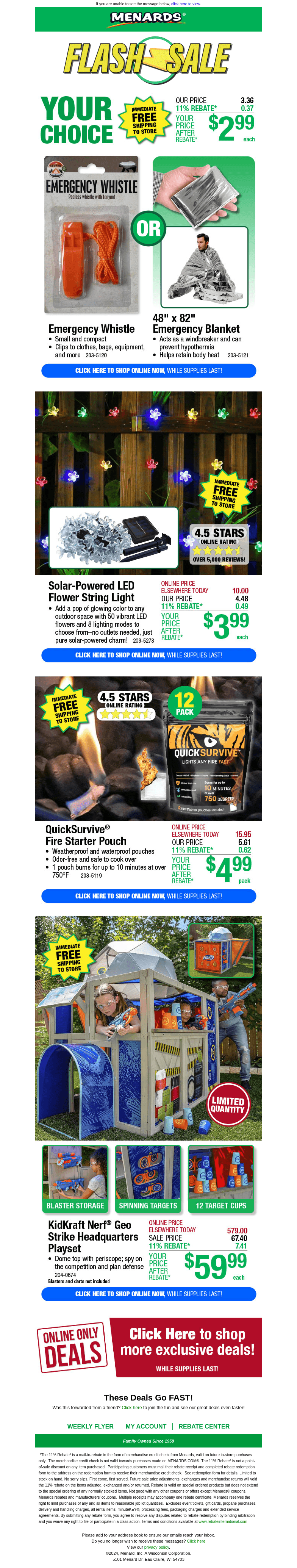 Solar-Powered LED Flower String Light ONLY $3.99 After Rebate*!