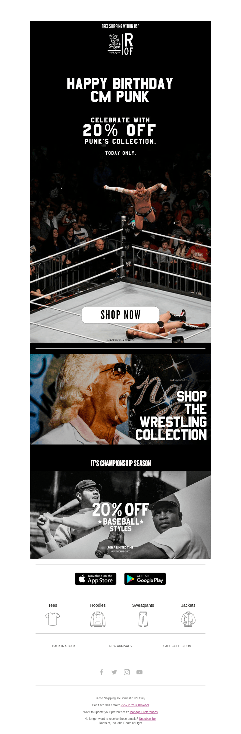 Straight Edge Celebration | 20% Off Today Only