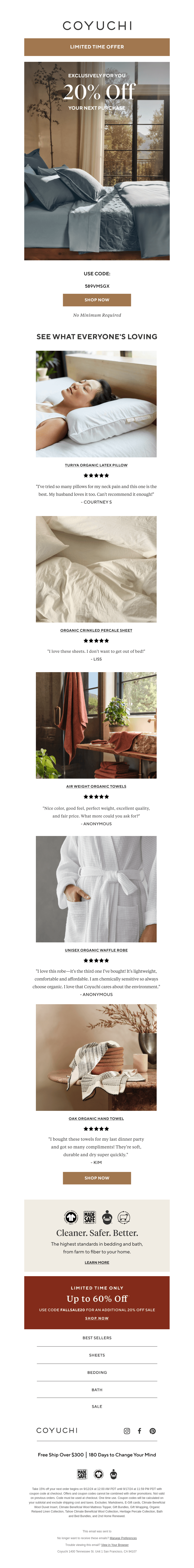 Just For You: 20% Off Your First Order