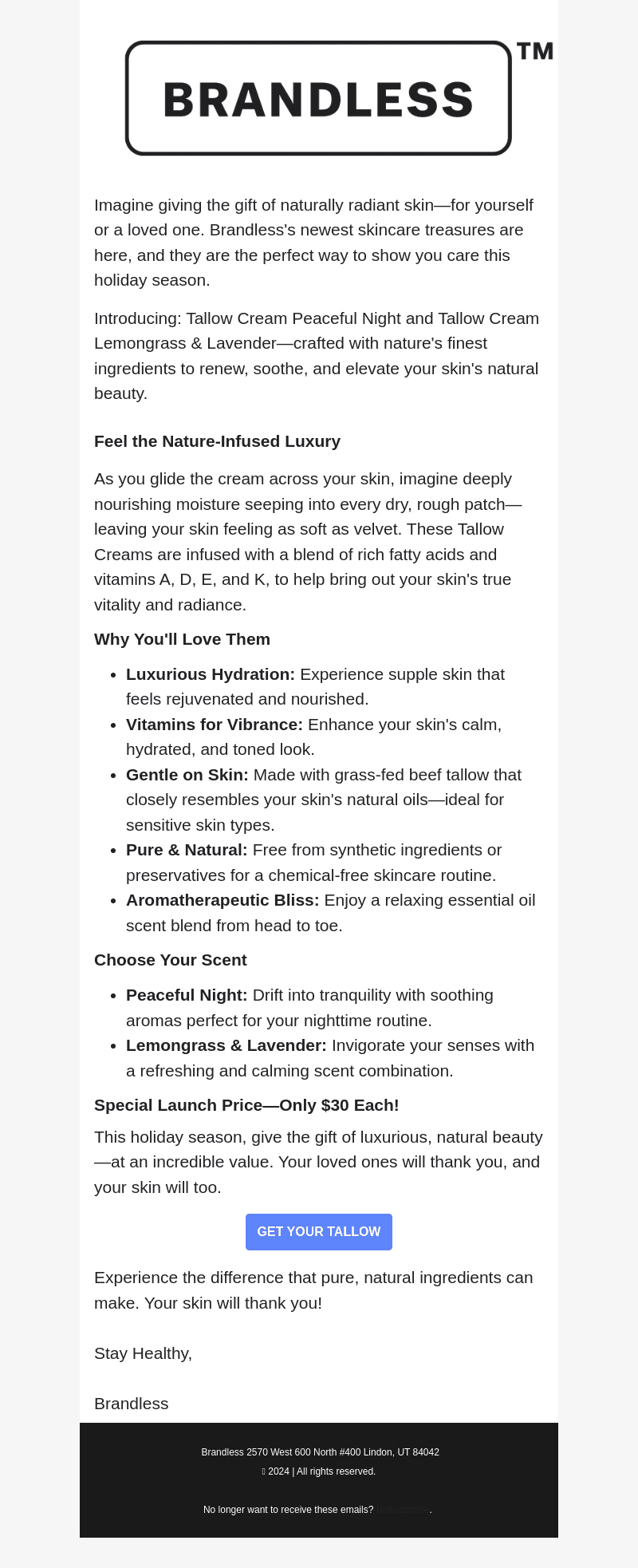 New Tallow Creams — Experience Luxurious Hydration!