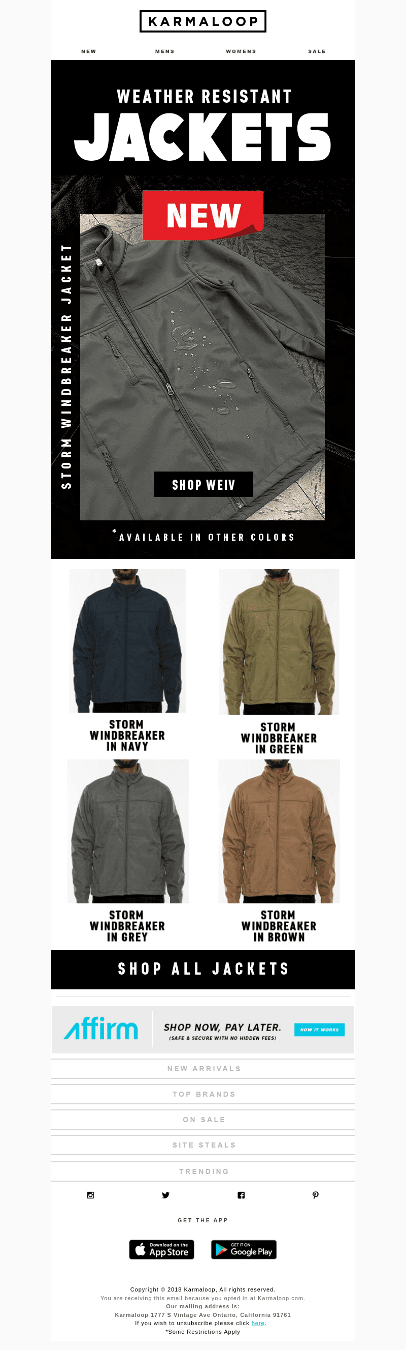Jackets For The Season!