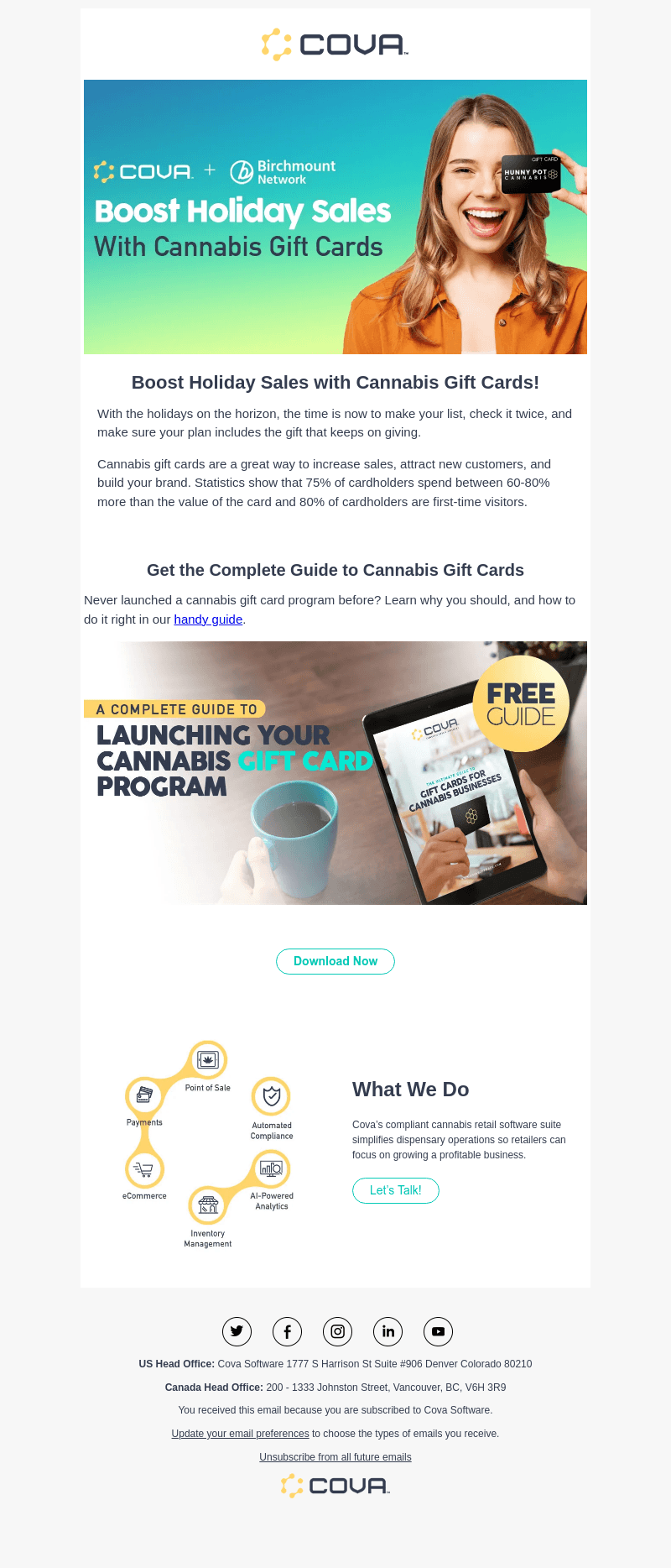 Boost Holiday Sales with a Cannabis Gift Card Program