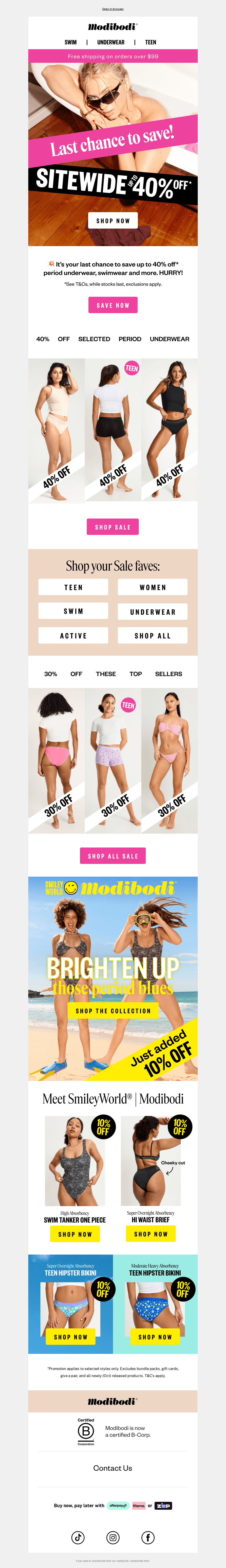 💥️ LAST CHANCE | up to 40% off*